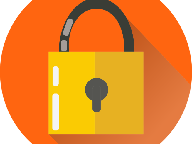 Free lock security key vector