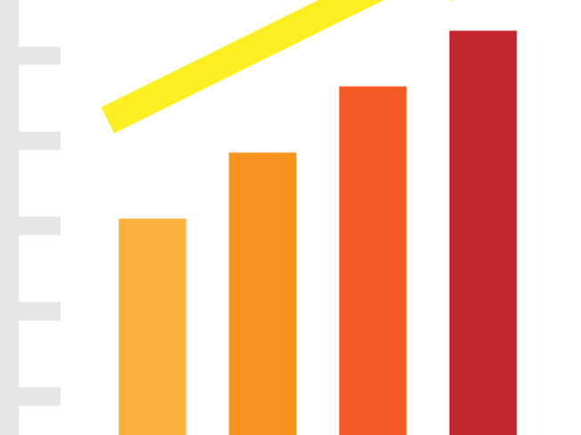 Free graph bar chart vector