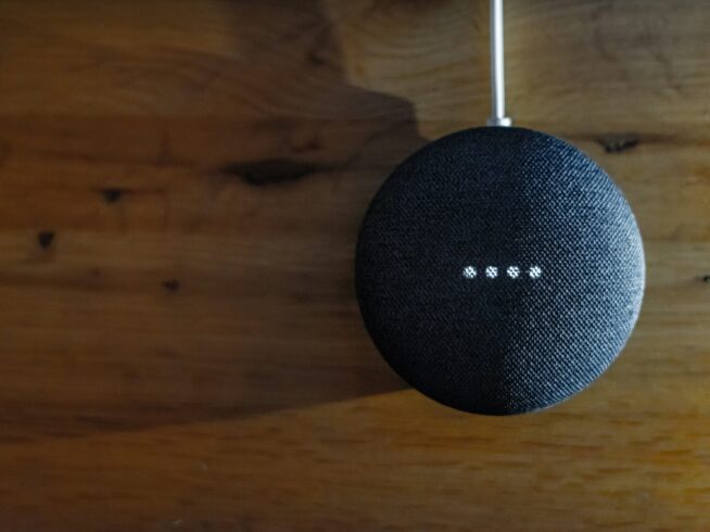 blue ball on a wooden surface