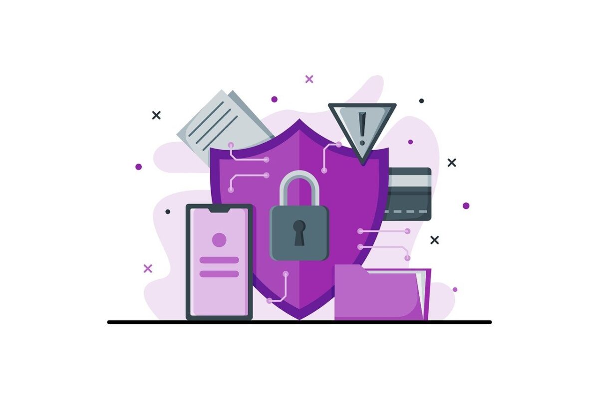 Free internet security digital vector