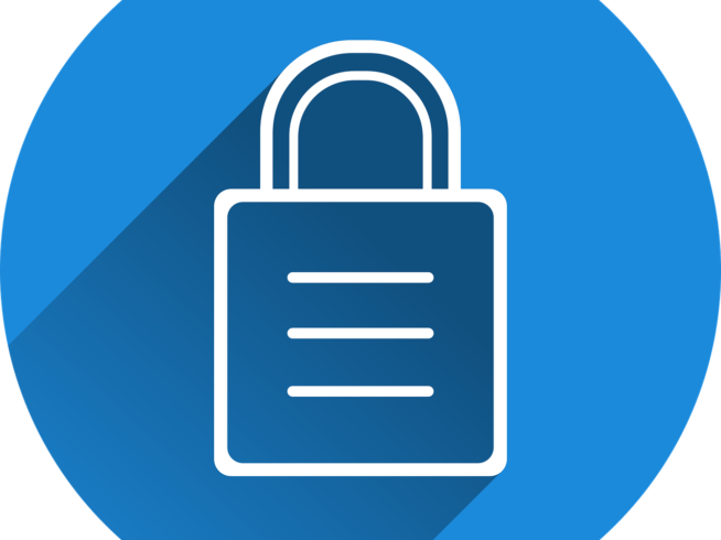 Free castle security locked vector