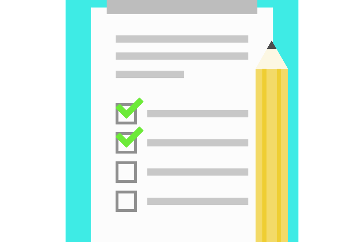 Free list notes icon illustration